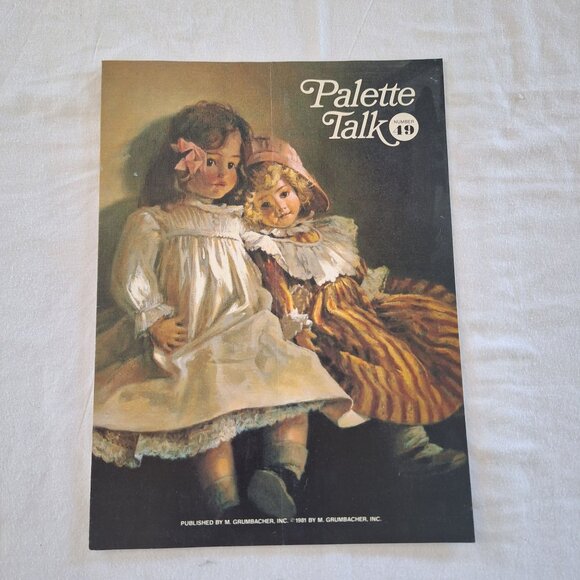 Palette Talk #19 Magazine By Grumbacher 1981 Art Tips & Techniques Vintage - Picture 1 of 4